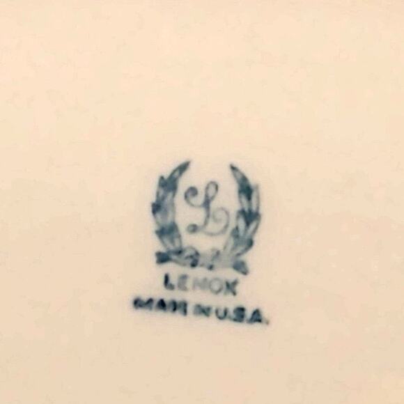 Vintage Lenox Acanthus Leaf Dish Cream Color - Picture 6 of 8